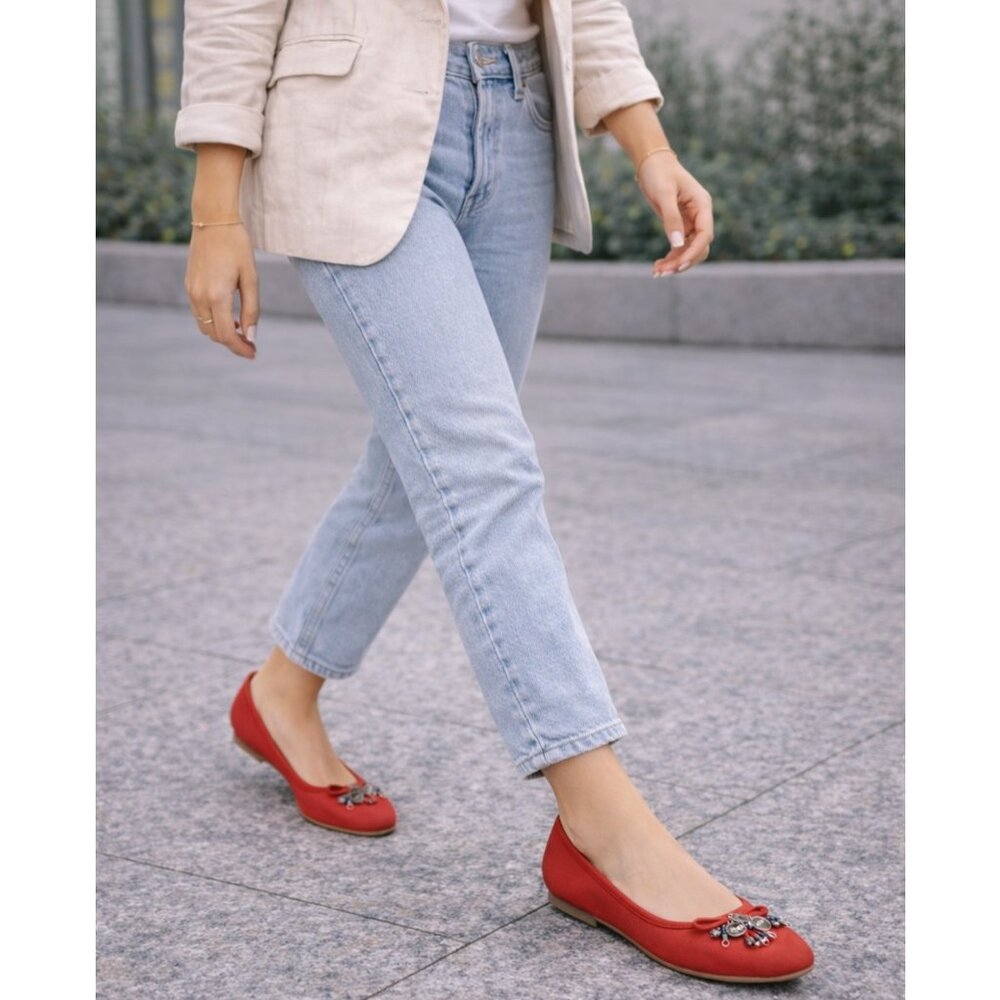 👠 BCBGeneration Ballet Flats with Charm Detail – NWOB